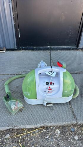 Heated carpet cleaner