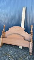 4 post platform bed frame