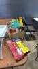 Assorted masks and gun cleaners