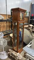 Clock china cabinet