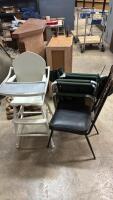 Assorted chairs