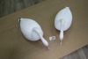 2 snow goose decoys