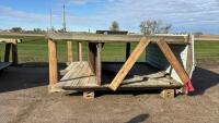 12&rsquo;x 3&rsquo;6&rdquo; homemade adjustable load shoot with roof