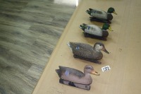 4 duck decoys