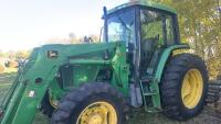 1996 JD 6200 FWA w/ 640 loader and smooth bucket