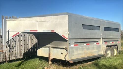 Norbert 18x7 stock trailer