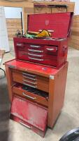 Toolbox on casters (contents included)