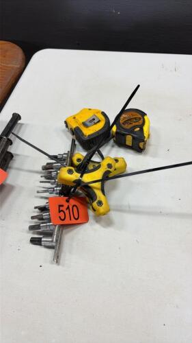Allen keys/ tape measures