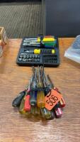 Assortment of screwdrivers/ nut drivers