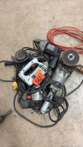 Assorted power tools