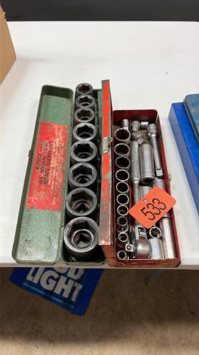 Assorted socket sets