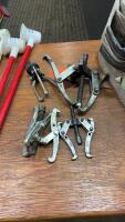 Assorted gear pullers