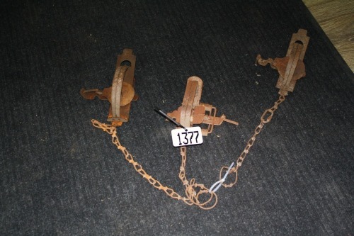 3 steel traps