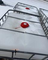 2- 1000 litre totes (rinsed)