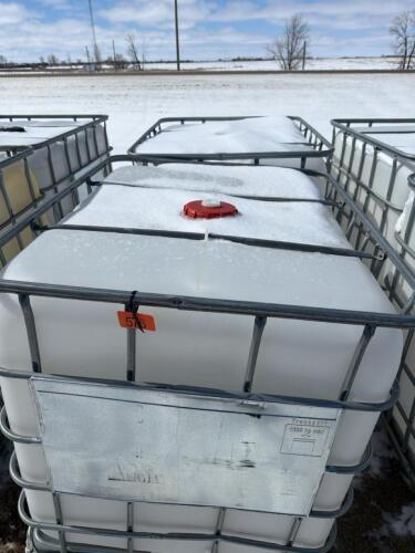 2- 1000 litre totes (rinsed)