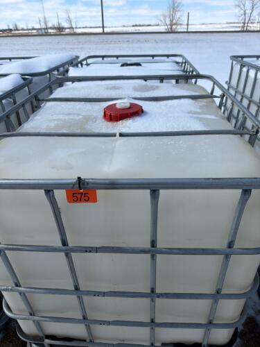 2- 1000 litre totes (rinsed)