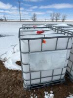 2- 1000 litre totes (rinsed)