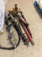 Hydraulic post hole auger & baler cylinders