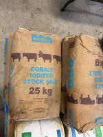 9 bags cobalt iodized stock salt