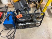 Koshin 2&rdquo; water pump & arc 70 welder