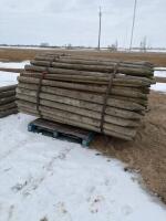 Full bundle of fence posts
