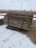 Full bundle of fence posts