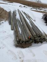 Assortment of wood rail