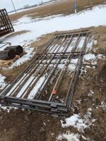 4- 12ft steel gates