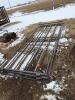4- 12ft steel gates