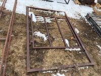 7ft x 4ft 8&rdquo; steel frame with man door