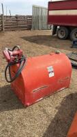 350 L fuel tank with electric pump
