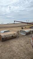 3 fuel tanks and holder