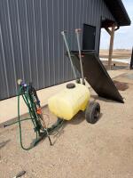Yard sprayer & truck box cover