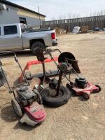Assortment of shop & yard supplies