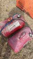 2- portable air tanks