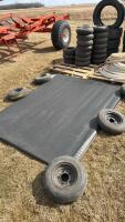 Roll up tonneau cover and hardware