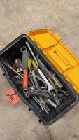 Assortment of wrenches and tools
