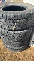 4-Toyo 265/70R17 tire and 4-dodge rims
