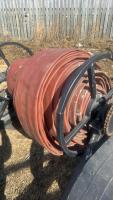 6&rdquo; lay flat hose and trailer