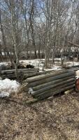 Assortment of fence posts