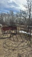 3- round bale feeders