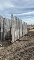 3- 24&rsquo; self standing windbreaks panels