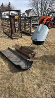 Assorted mineral troughs