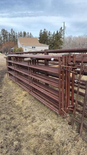 3- 16&rsquo;hi qual gates with hinges