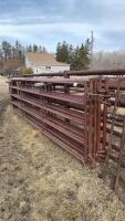 3- 16&rsquo;hi qual gates with hinges