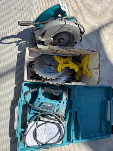 Circular saw, jig saw, blades