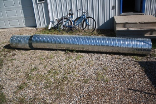 12' x 16" metal tubing