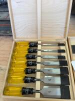 Wood chisels and forstner bits
