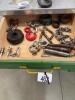 Assorted pins and wires chains