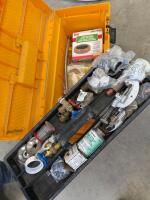 Assortment of plumbing supplies